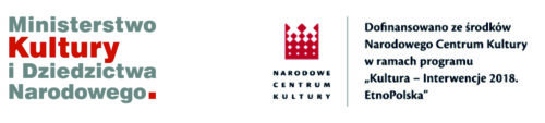 Logo Ministerstwa Kultury i Dziedzictwa Narodowego i logo Narodowego Centrum Kultury