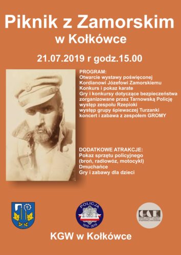 plakat promujący Piknik z Zamorskim w Kołkówce
